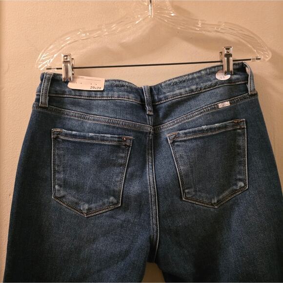 Kancan Womans Size 29x28 Mid Rise Ankle Skinny Raw Hem NWT Maurices - Picture 13 of 13